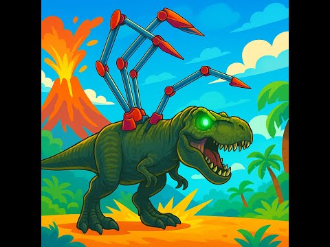 ESCAPE FROM ALIEN CARNOTAURUS - ARBS - Animal Revolt Battle Simulator
