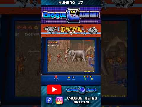 Choque Arcade #17: GROWL - Runark #arcade #retrogaming #videojuegos #beatemupgames  #juegosretro
