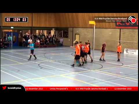K.V. Mid-Fryslân / Jansma Burdaad 1 - Unitas / Perspectief 1 (deel 2)