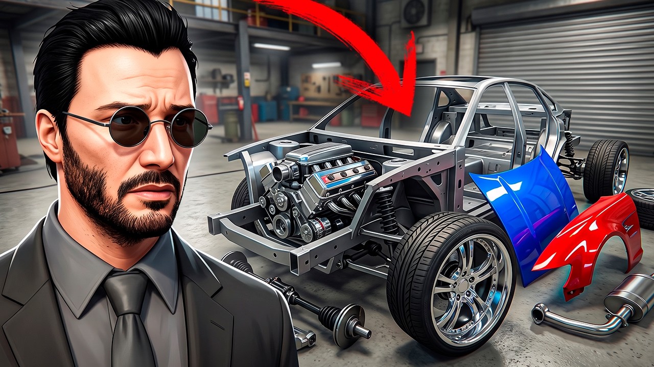¿PUEDO CONSTRUIR un COCHE desde 0 en GTA V? - 40 SEGUNDOS - Cap. 3