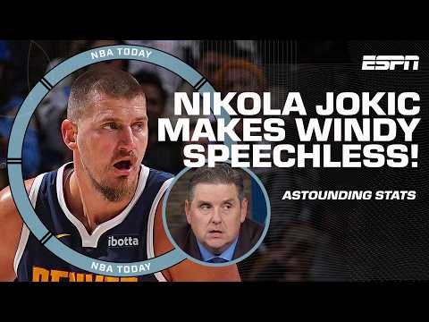 Windy can't HOLD HIMSELF BACK over Nikola Jokic's stats 🗣️ 'AT THE PEAK OF HIS POWERS!' | NBA Today