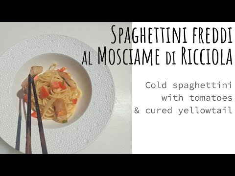 Cured Yellowtail Pasta