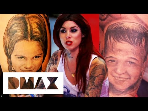 Mother Wants Her Kids Tattooed As Wednesday Addams & Frankenstein | LA Ink