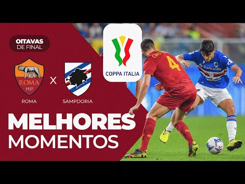 Gols e lances de Roma x Sampdoria
