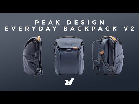 Peak Design Everyday kuprinė V2 30L, juoda video