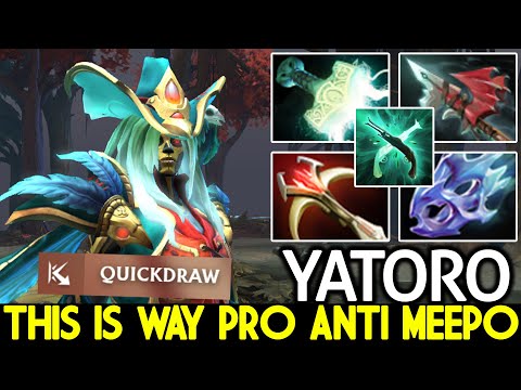 YATORO [Muerta] Insane Gunslinger + Mjollnir Damage Anti Meepo Dota 2