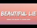 Eminem Post Malone Beautiful Lie Lyrics Ft Selena Gomez