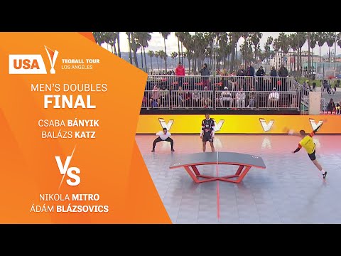USA Teqball Tour - Los Angeles⎮Men's Doubles, Final⎮Cs.Bányik, B.Katz vs N.Mitro, A.Blázsovics