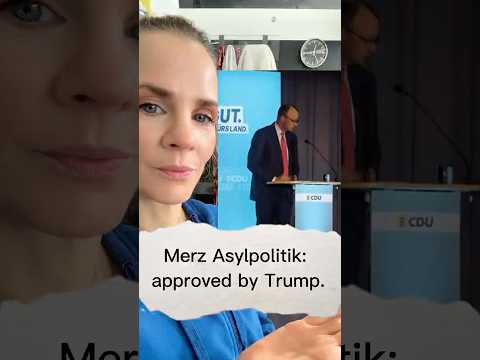 Merz Asylpolitik: approved by Trump | #klartextmitlilly