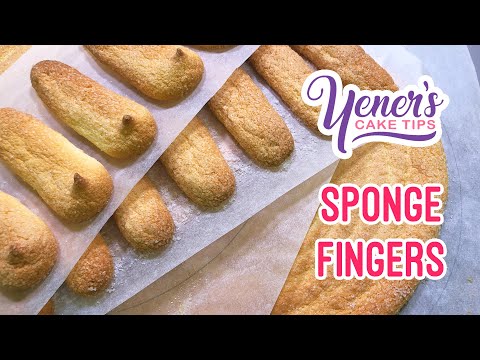 SPONGE FINGERS Tutorial | Yeners Cake Tips with Serdar Yener from Yeners Way