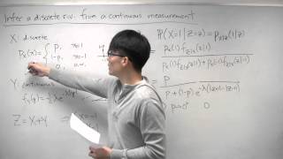 Inferring a Discrete Random Variable from a Continuous Measurement