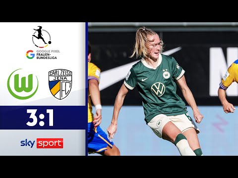 Minge per Volley! | VfL Wolfsburg - FC Carl Zeiss Jena | Highlights - Frauen-Bundesliga 2025/26