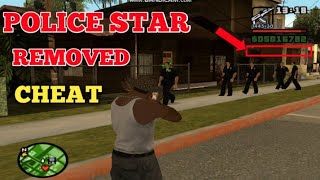 How to permanently remove police in GTA San andreas PC by cheat code.