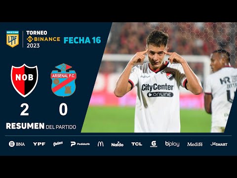 #TorneoBinance 2023 | Fecha 16 | resumen de Newell's - Arsenal