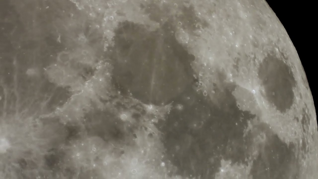 月面 3000mm超望遠撮影 Shot on  Nikon COOLPIX P1000