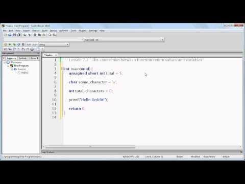 Lesson 7.2 : The connection between function return values and variables