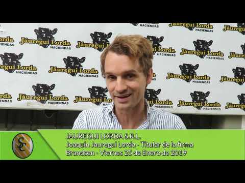 25-1-19 - Joaquín Jauregui Lorda - Titular - Jauregui Lorda S.R.L. -  Brandsen