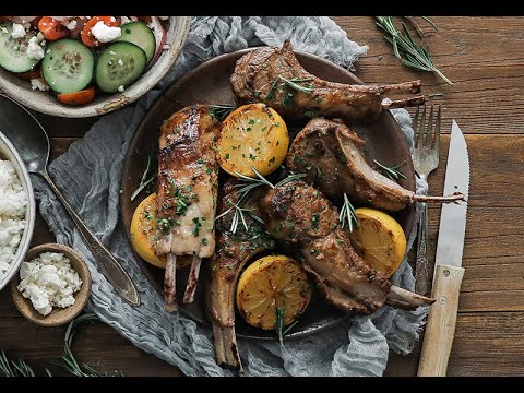 Grilled Rosemary Lamb Chops