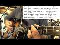 How To Play Fleetwood Mac Songbird Rumours Acoustic Guitar Lesson 6/11