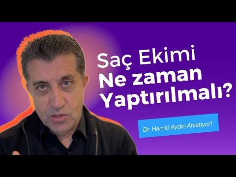 Saç Ekimi Ne zaman Yaptırılmalı?  Dr. Hamid Aydın Açıklıyor! #sacekimi #drhamidaydin