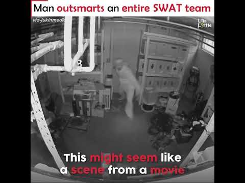 Man outsmart an entire SWAT team🙆‍♂️