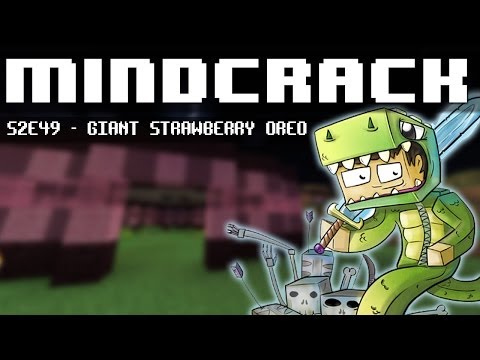 Minecraft: Mindcrack S2E49 - Giant Strawberry Oreo