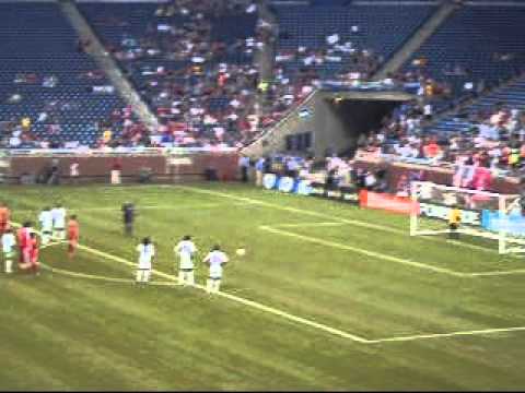 2011 CONCACAF Gold Cup Panama vs Guadeloupe Penelty Kick (2nd Try) REAL GOAL