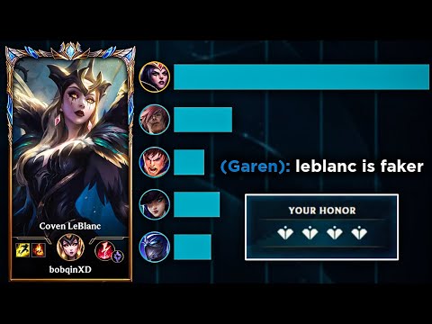 This is what a Faker level Leblanc performance looks like (Part 1)