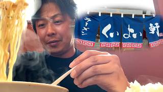 トラック運転手夫婦、休日の食欲がヤバすぎた…久留米ラーメンを爆食い！