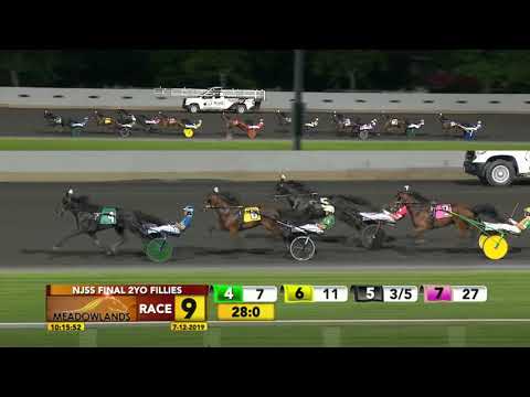 NJSS FINAL 2YO Fillies Trot - RACE 09 - July 12, 2019