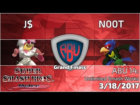 ABU Monthly 014: J$ (C. Falcon)  Vs. N00T (Falco) - SSBM Singles Grand Finals