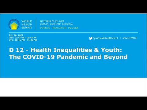 D 12 - Health Inequalities & Youth: The COVID-19 Pandemic and Beyond