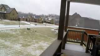 preview picture of video 'Ice Storm 2015 - Hendersonville, TN - Time Lapse - GoPro Hero 3+ Black'
