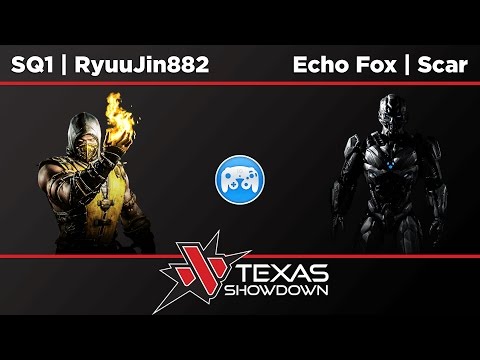Texas Showdown 2017 MKX - SQ1 | RyuuJin882 (Scorpion) vs. Echo Fox | Scar (Triborg) - WR2