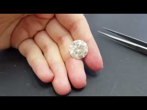 13.61 CARAT G-H/I1 ROUND NATURAL LOOSE DIAMOND FOR ENGAGEMENT RING OR PENDANT