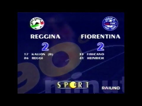 1999-00 (2a - 11-09-1999) Reggina-Fiorentina 2-2 Servizio 90°Minuto Rai1