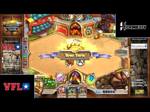 [Hearthstone] VFL Weekly #8 QUICKSHOT Semi Finals 2. BbGunGun vs. Nostam. Round #5