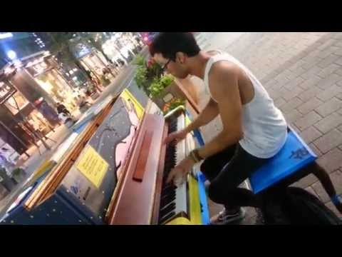 Piano Street Interstellar and Pirates Of the Caribbean