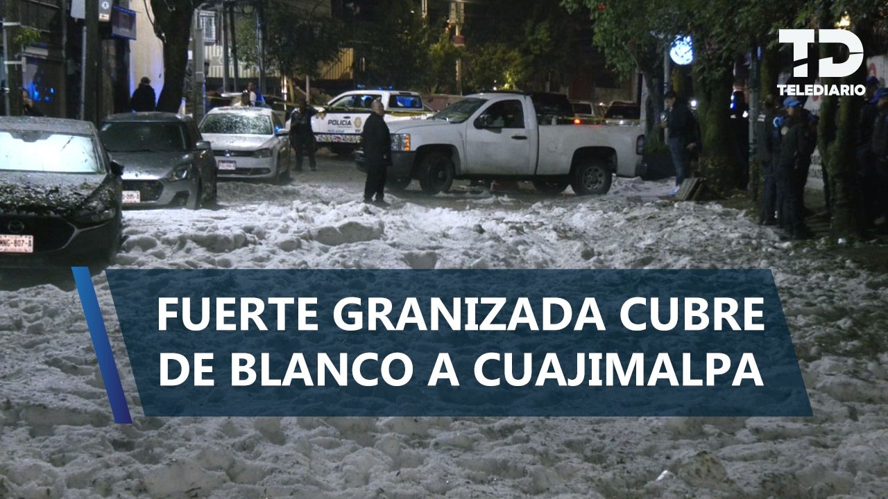 ¿Cómo amaneció Cuajimalpa? Así quedó tras la fuerte lluvia y granizo
