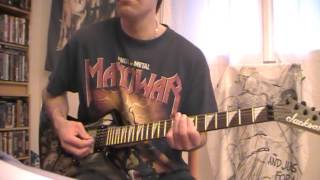 Manowar -  Black, wind, fire and steel (Guitar cover)