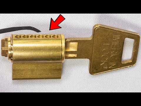 How To Re-Key an American Lock Without A Plug Follower