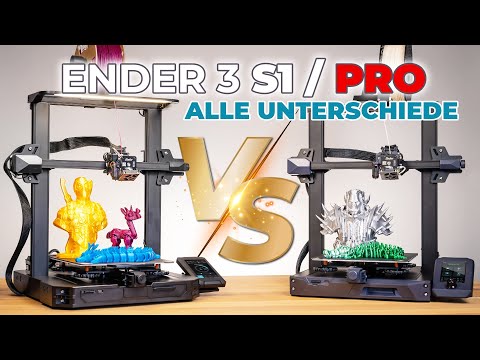 Creality ENDER 3 S1 PRO | Is the extra cost worth it? (3D printer comparison)