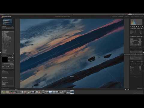 How to Straighten the Horizon in Darktable.