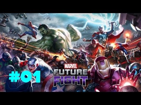 MARVEL Future Fight Android iOS Walkthrough - Gameplay Part 1 - (NO COMMENTARY)