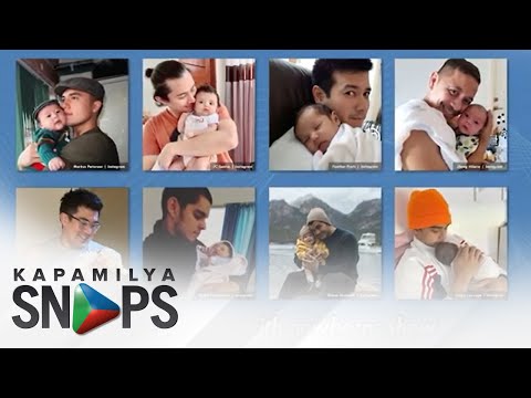 Check out these photos of celebrity dads with their newborns Kapamilya Snaps