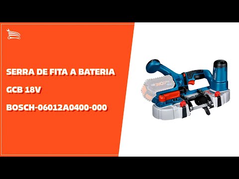 Serra de Fita a Bateria GCB 18V-63 SB 18V sem Bateria BOSCH-06012A0400-000 - Video