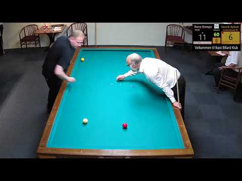 5 kegler |  DM Kvartfinale Bord 9 Rune Kampe-Henrik Ryholt | Bord