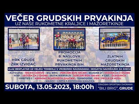 HRK GRUDE | Proslava 8. naslova prvakinja BiH | 2023