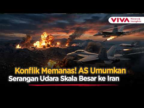AS Luncurkan Gelombang Serangan Udara ke Iran I VIVA News Daily