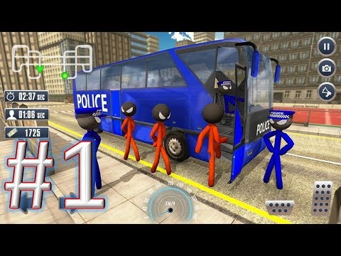 Prison Stickman gameplay walkthrough 1 android & ios